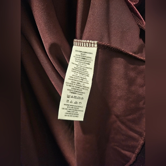 FREE PEOPLE Elegant Burgundy Velvet Dress - Picture 3 of 7